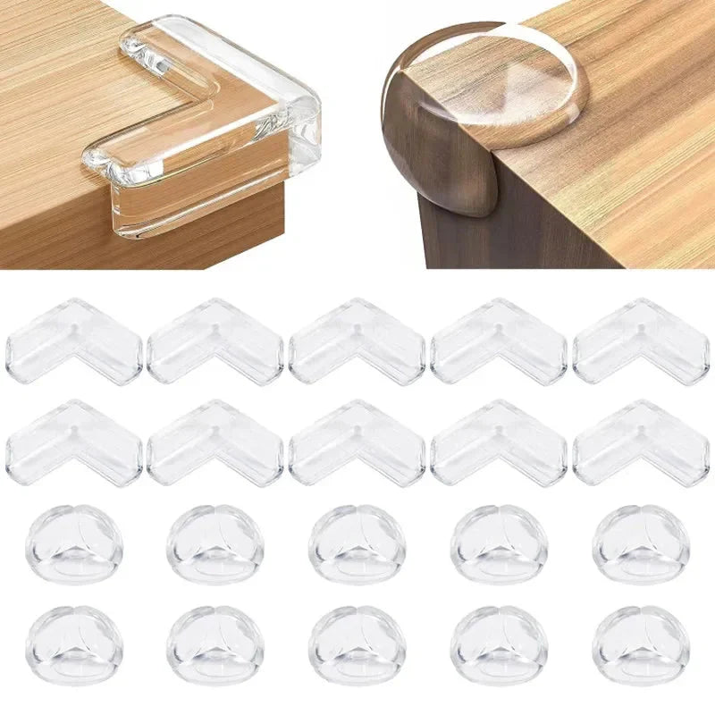 Clear Table Corner Protectors for Baby Furniture Safety Edge Guards