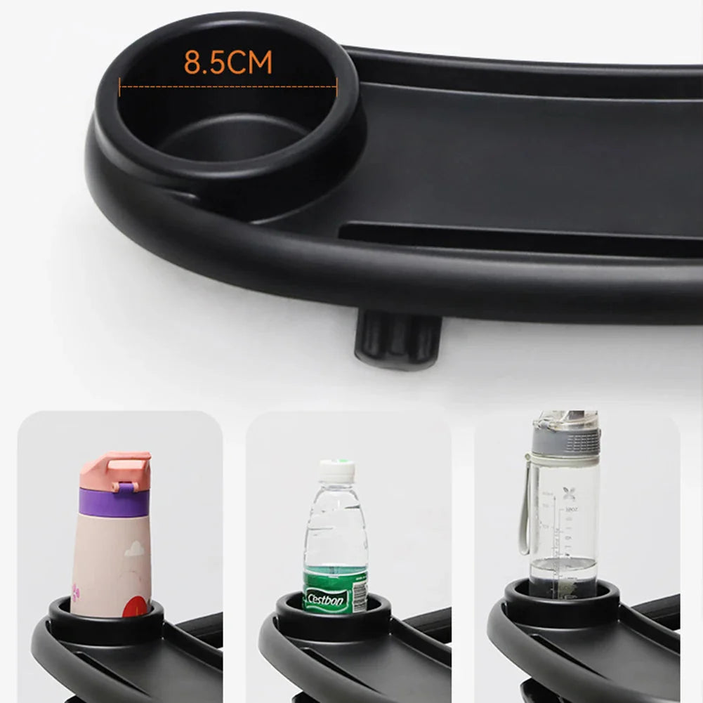 3 in 1 Universal Stroller Tray with Cup Holder & Snack Catcher