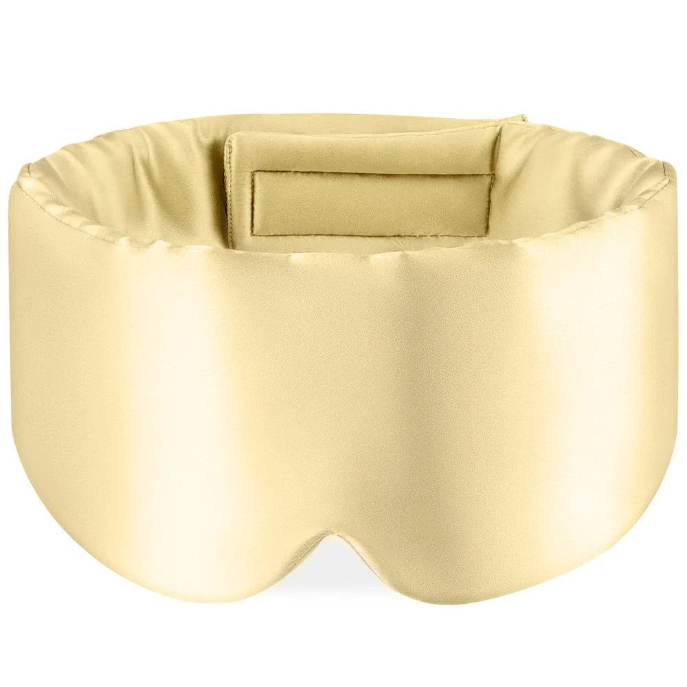 100% Mulberry Silk Sleeping Mask – Soft Eyepatch for Travel & Sleep