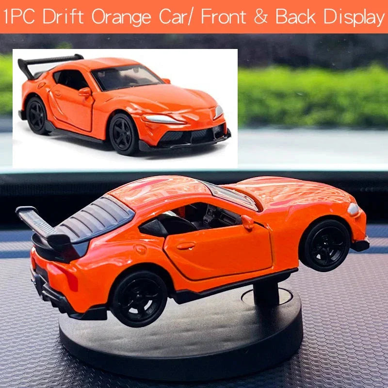 Drift Car Dashboard Swing Toy - Cool Sports Race Ornament for Car Interior Decor