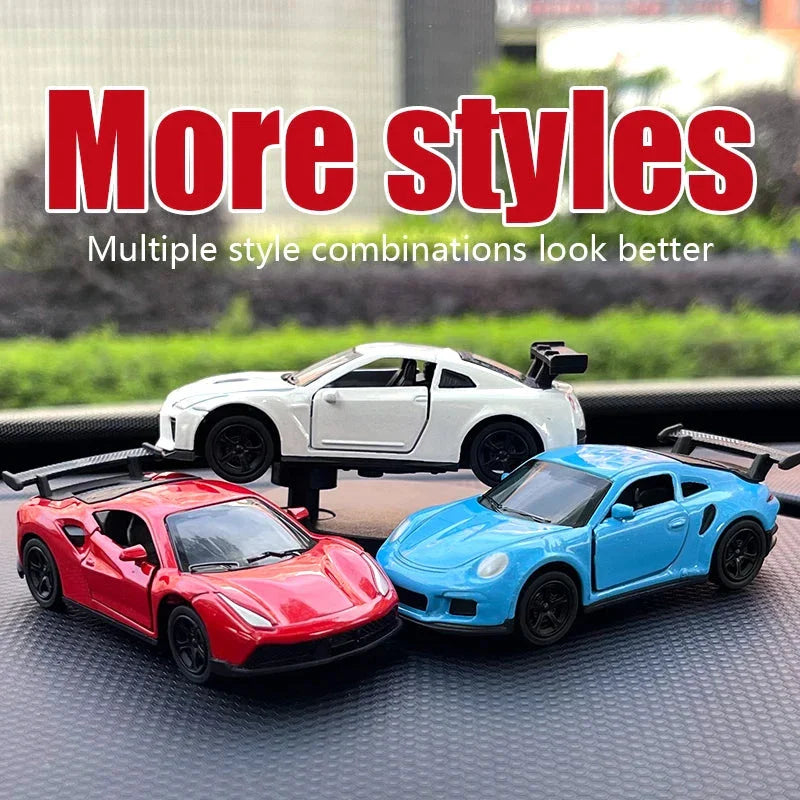 Drift Car Dashboard Swing Toy - Cool Sports Race Ornament for Car Interior Decor