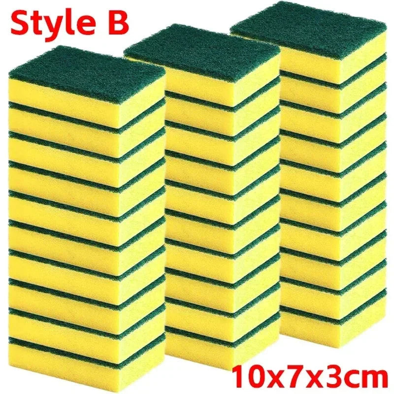 Double-Sided Magic Cleaning Sponge – Rust & Stain Remover for Kitchen