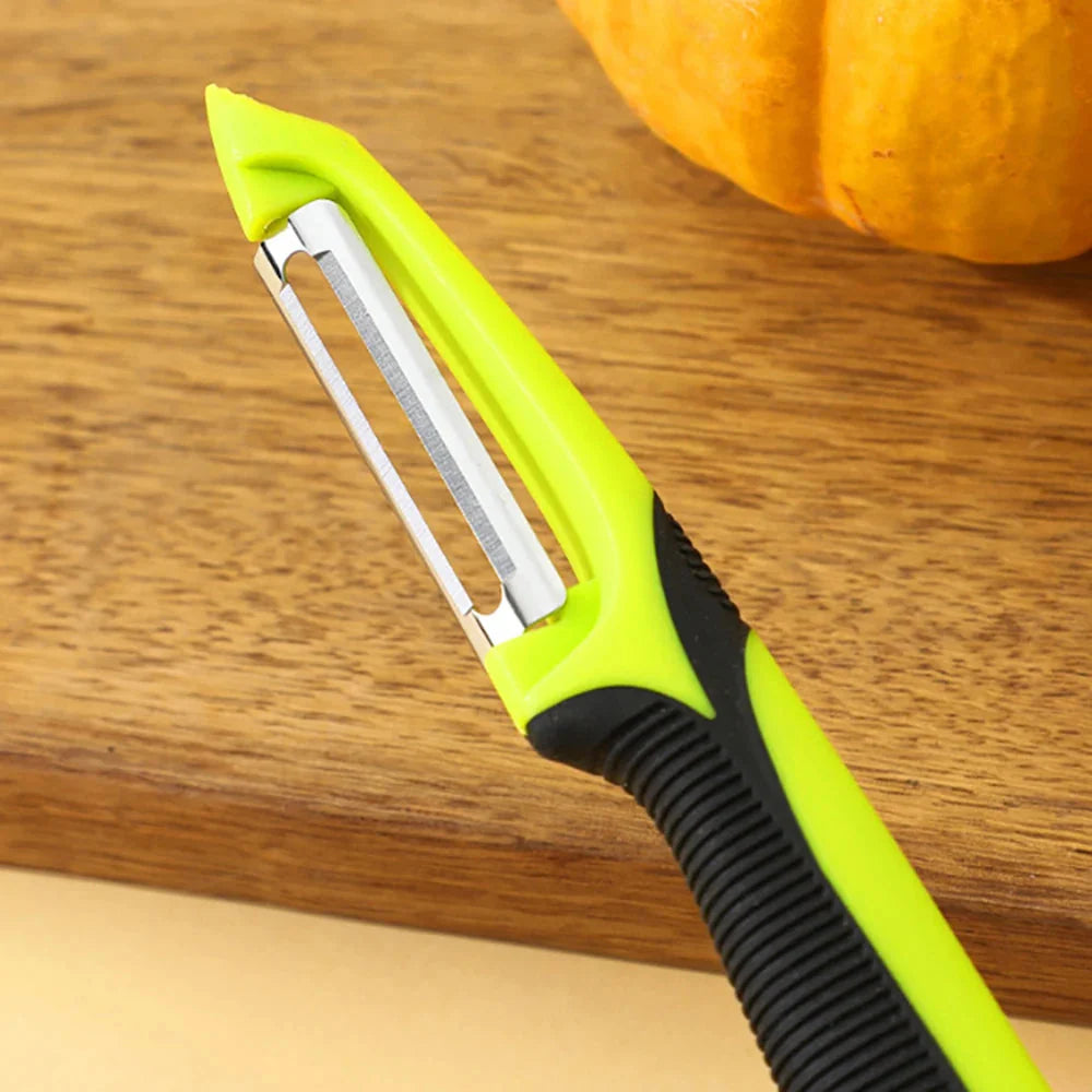 Anti-Slip Handle Peeler - Stainless Steel Blade for Fruits & Vegetables