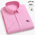 Casual Oxford Men's Short-Sleeved Dress Shirts