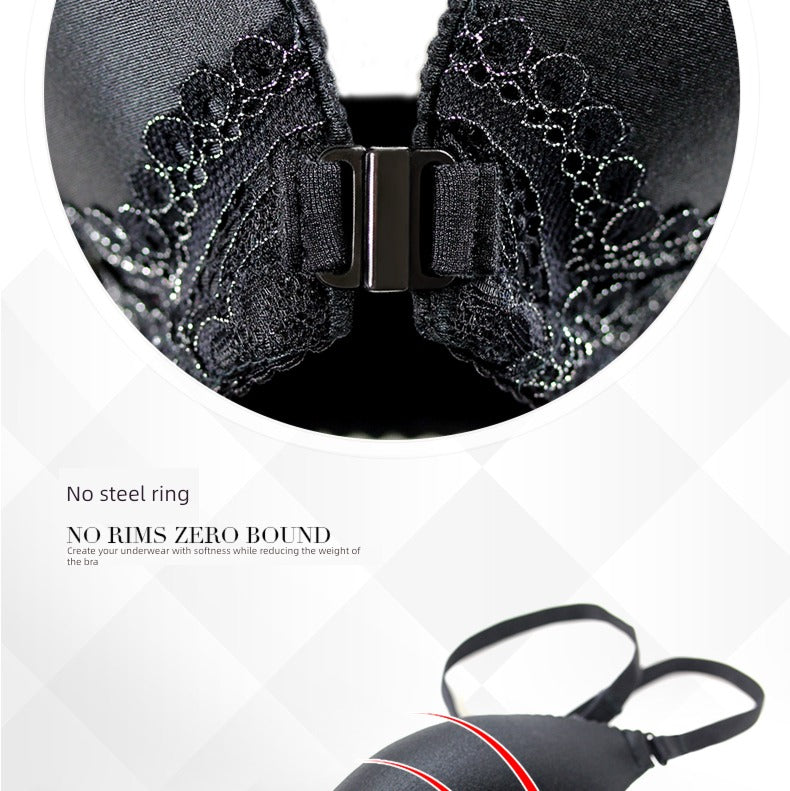 Women Front Buckle Sexy Push up Bra