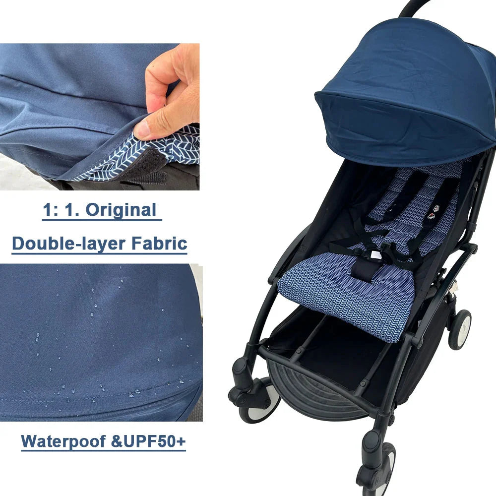 MomTan Stroller Replacement Cloth Set Waterproof Double Layer