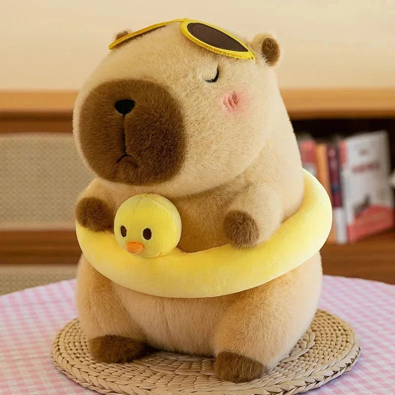12-32cm Capybara Plush Simulation Capibara Anime Fluffty Toy Cute Doll Stuffed Animals Soft Doll Plush Children Christmas Gift
