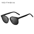 Luxury Elegent Aluminium Magnesium Sunglasses Retro Steampunk Round glasses Polarized Sun glasses for Women and Men  With UV400 Protection