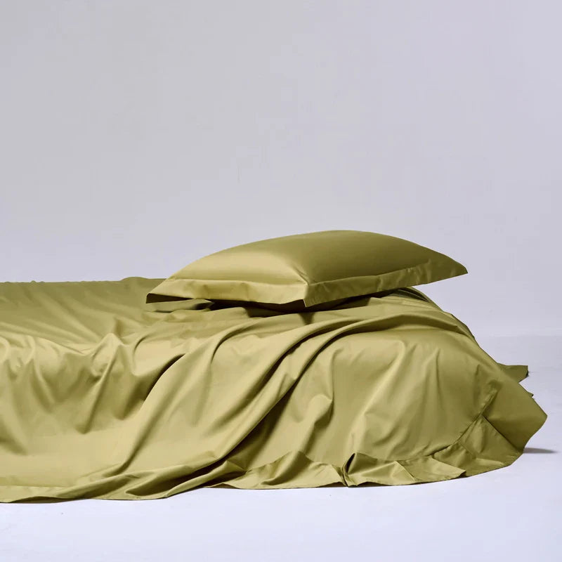 100% Egyptian Cotton Bed Sheet Set 1000TC Size Single, Double & Queen
