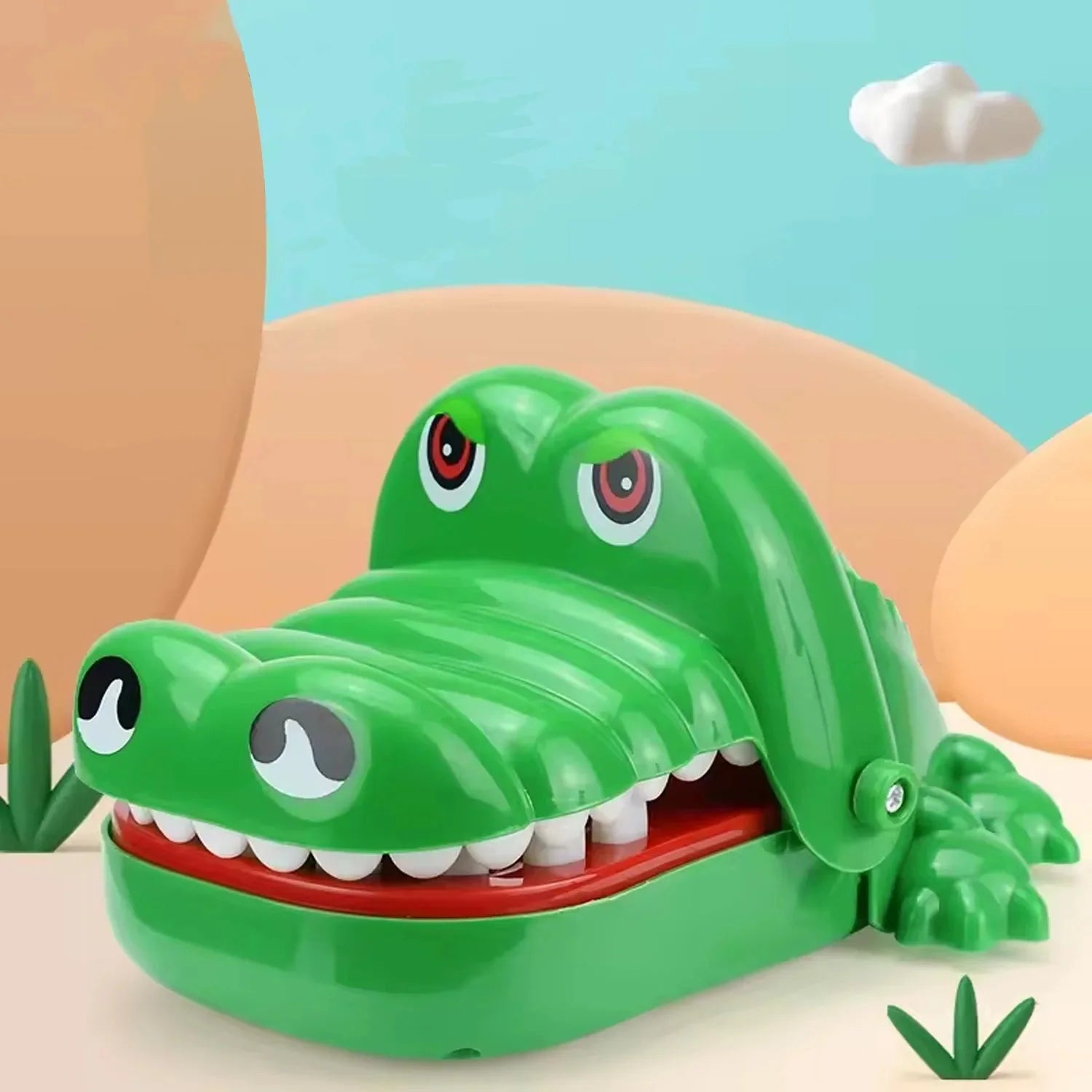 New Family Toys Crocodile Teeth Toys Alligator Family Party Toy Interactive Mini Biting Finger Game Non‑Toxic for Family Games