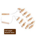 Wooden Therapy Massage Roller for Back Pain Relief & Body Shaping