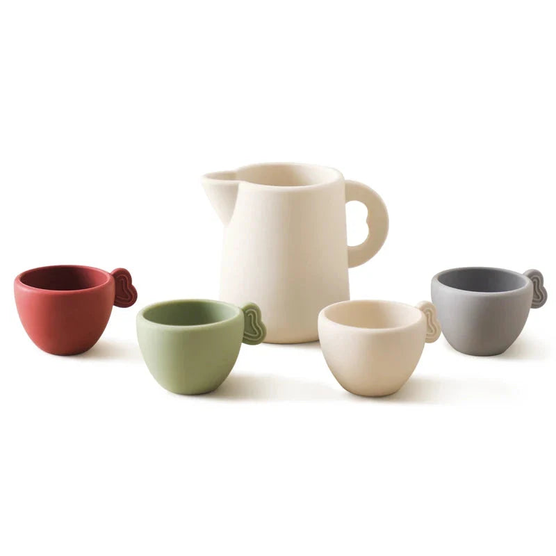 Wooden Montessori Teapot Tea Set – Pretend Play Toy