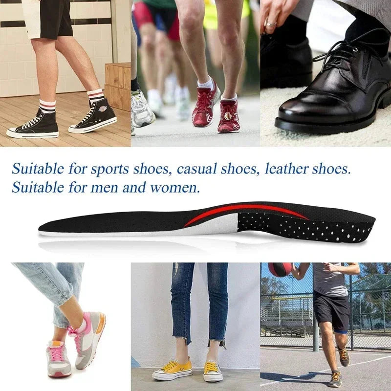 6Pcs Orthopedic Insoles - Arch Support & Shock Absorbing for Plantar Fasciitis