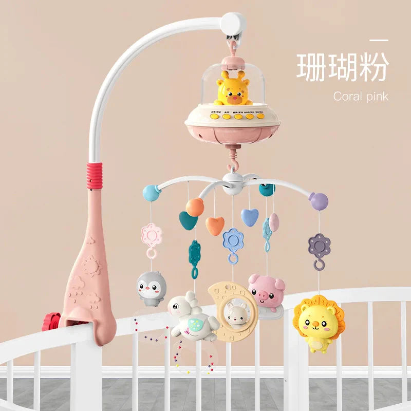 Musical Baby Crib Mobile - Lights, Music & Projection | Remote Control Crib Toy for Newborns