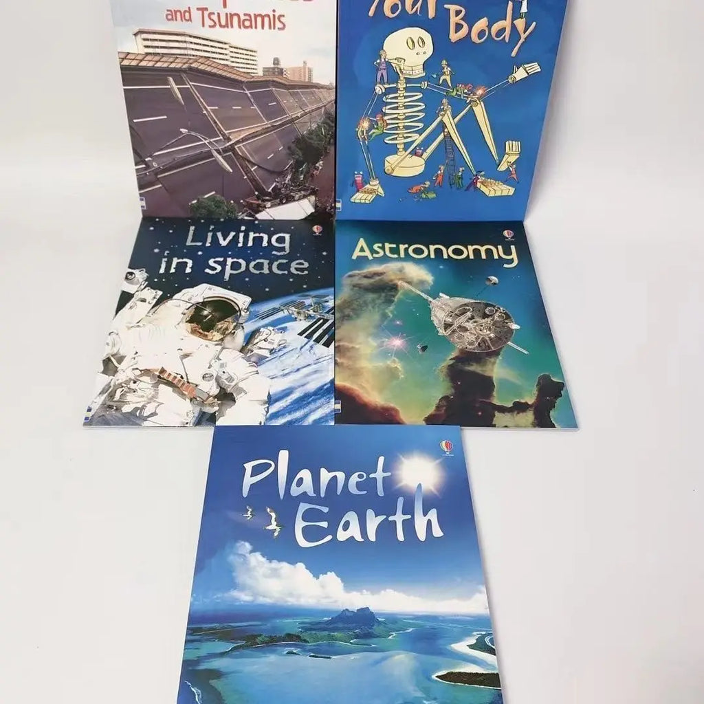 10 Books/Set Paperback Usborne Beginners Interesting Science Children Books