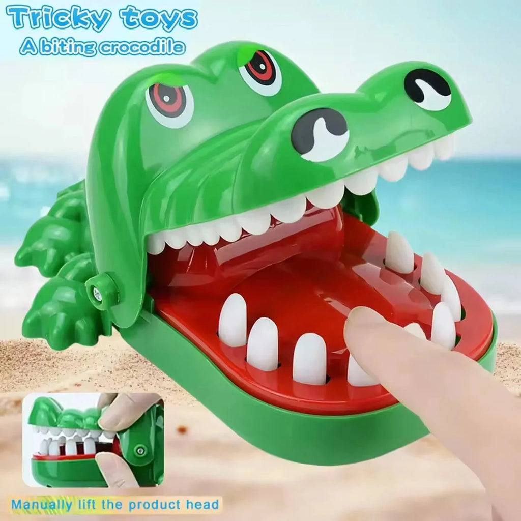 New Family Toys Crocodile Teeth Toys Alligator Family Party Toy Interactive Mini Biting Finger Game Non‑Toxic for Family Games