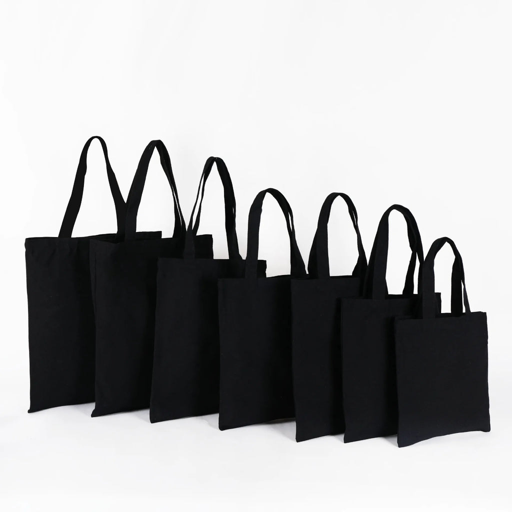 Bulk Wholesale 100pcs/Lot Reusable Cotton Bag Custom Canvas Shopping Tote Bags with Logo