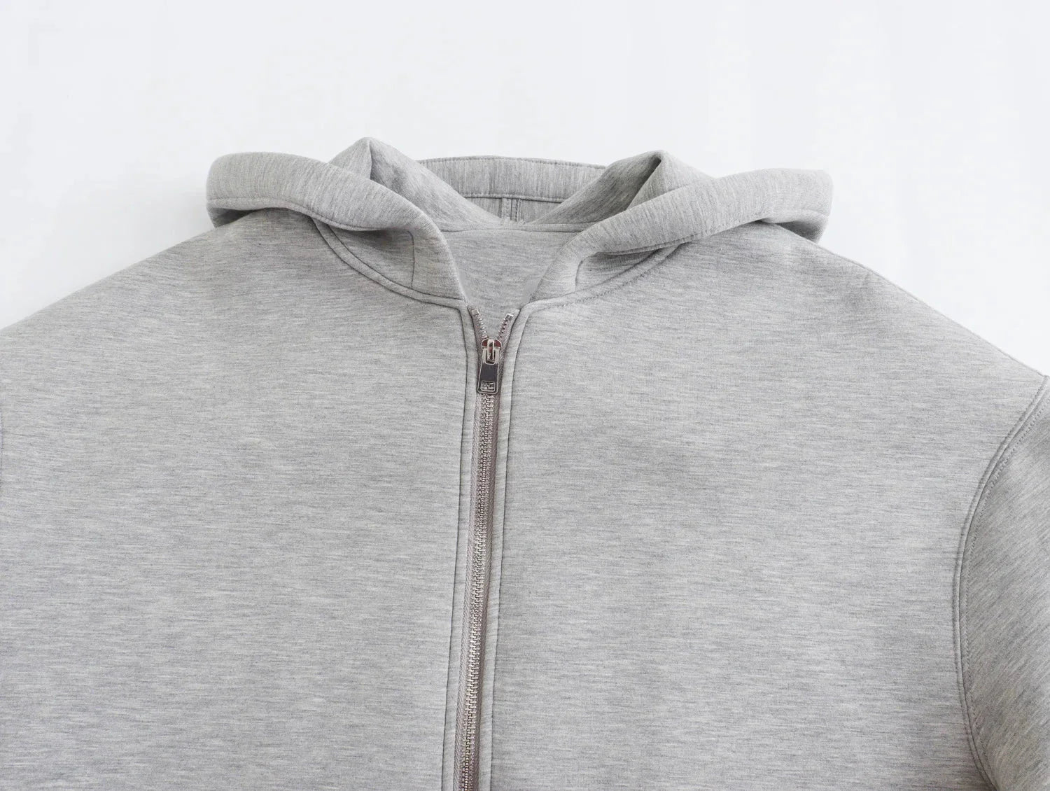 Women’s Oversized Zip-Up Hoodie – Thick Space Cotton Streetwear Hooded Jacket for Spring & Autumn Casual Style
