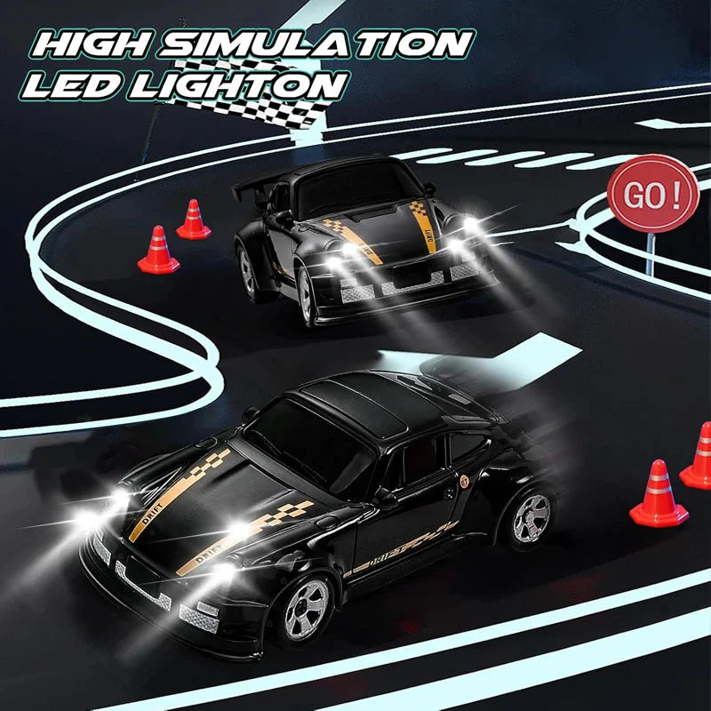 1/64 4WD High-Speed Drift RC Car – Mini Remote Control Racing Toy for Kids & Adults