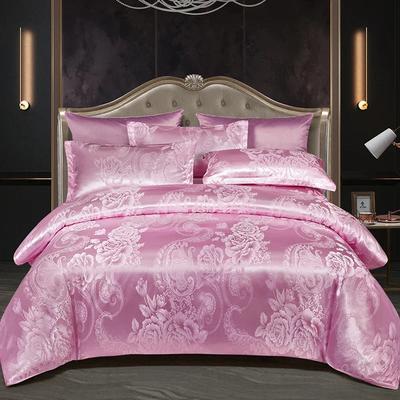 European Soft Fabric Luxury Duvet Cover Set - 3pcs