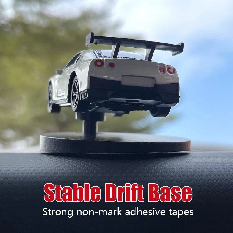 Drift Car Dashboard Swing Toy - Cool Sports Race Ornament for Car Interior Decor