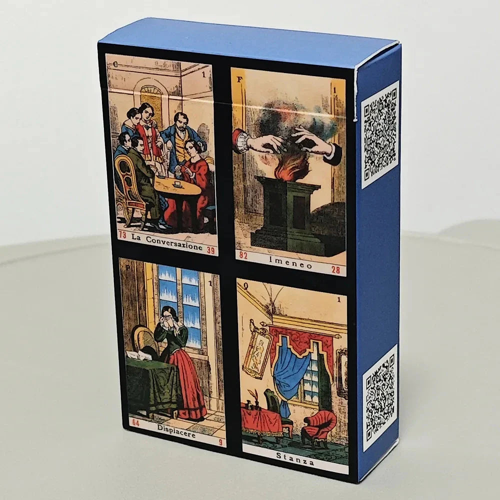 52 Pcs Oracle Sibyl Cards – Italian Everyday Oracle Deck for Parties