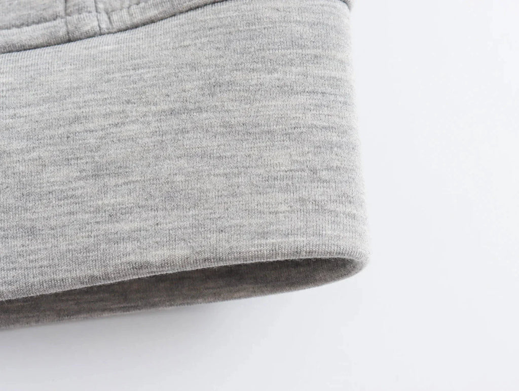 Women’s Oversized Zip-Up Hoodie – Thick Space Cotton Streetwear Hooded Jacket for Spring & Autumn Casual Style