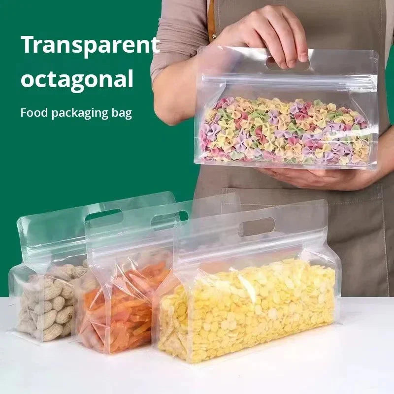 Reusable Leakproof Food Storage Bags – Eco Kitchen Organizer