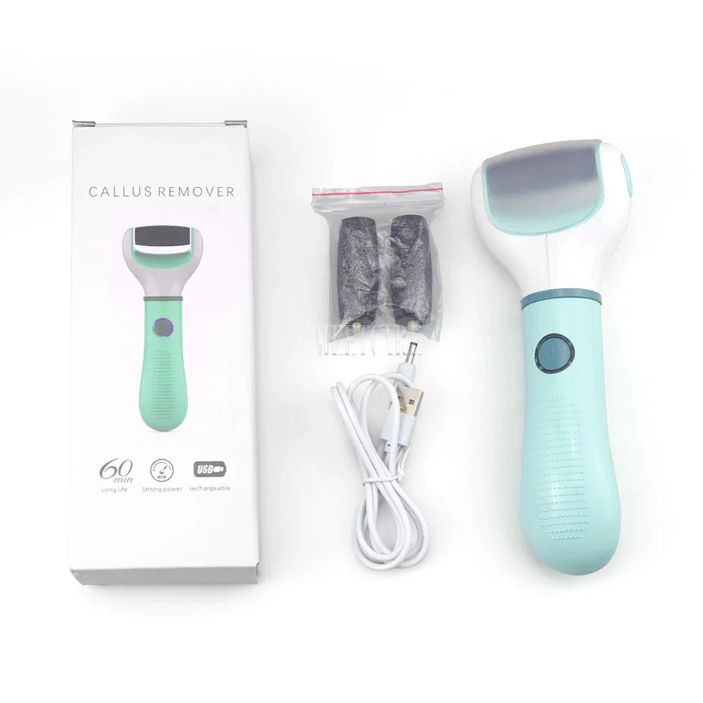 Electric Foot Grinder - Wireless Pedicure Tool for Dead Skin, Calluses, and Cracks