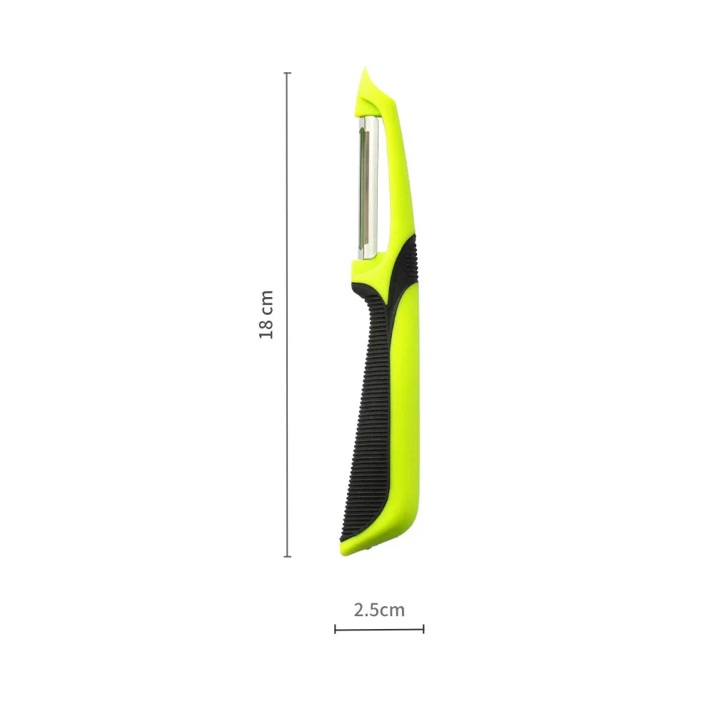 Anti-Slip Handle Peeler - Stainless Steel Blade for Fruits & Vegetables