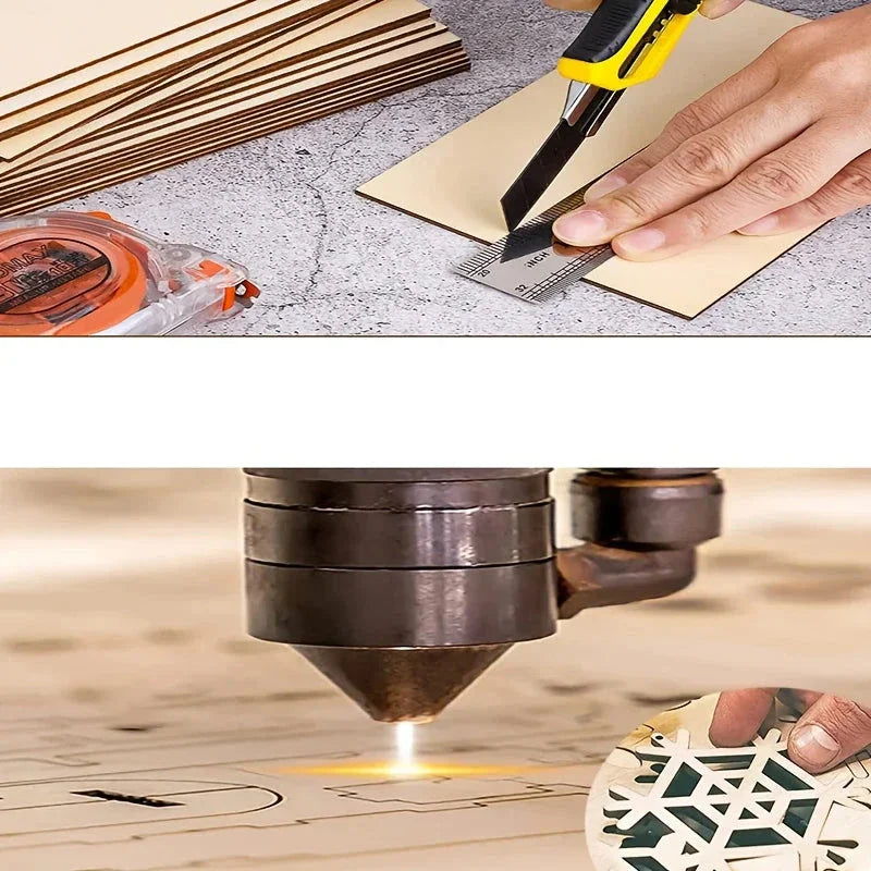 Unfinished Wood Sheets for Crafts - 6x4in/15x10cm (4/8/15 Pcs) | DIY Arts & Projects