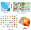 Origami Kit with 30/96 Sheets & Guiding Book - DIY Art Craft for Kids & Beginners