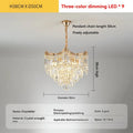 Luxury Stairs Large Crystal Hanging Lamp Chandeliers
