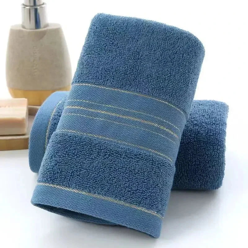 All-Cotton Thick Jacquard Face Towel – Skin-Friendly Bath & Adult Towel