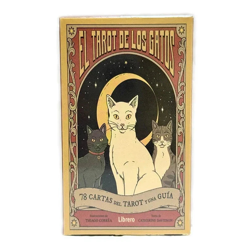 El Tarot de los Gatos – 78-Card Spanish Divination & Board Game Deck