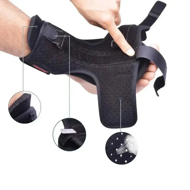 Adjustable Plantar Fasciitis Night Splint – Ankle & Foot Drop Brace for Heel Pain and Achilles Tendon Relief