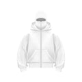 Men’s & Women’s Sports Hoodie with Built-In Mask – Fleece Zip-Up Plus Size Casual Sweatshirt for Autumn & Winter