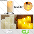 10-120pcs Flameless LED Flickering Pillar Candles – Battery-Operated, Safe, and Reusable for Weddings, Parties, and Home Décor