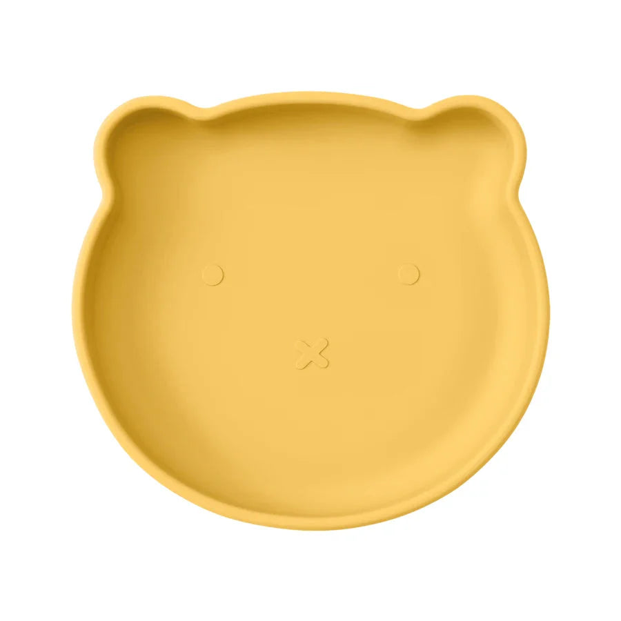 Silicone Baby Suction Dining Plate Bear Shape