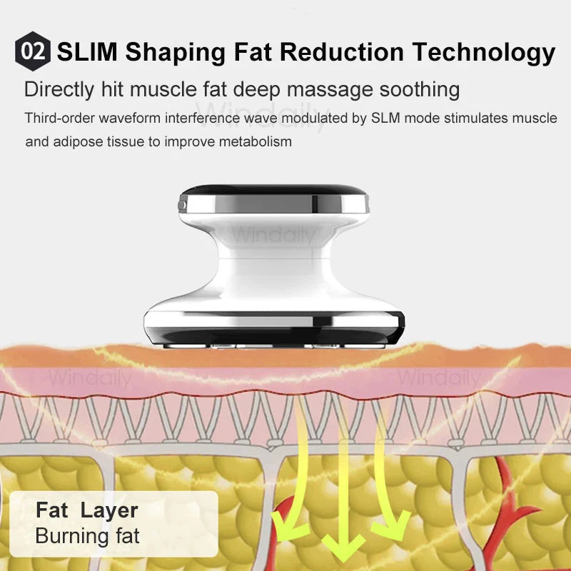 EMS & RF Body Slimming Machine Fat Burner LED Cellulite Massager