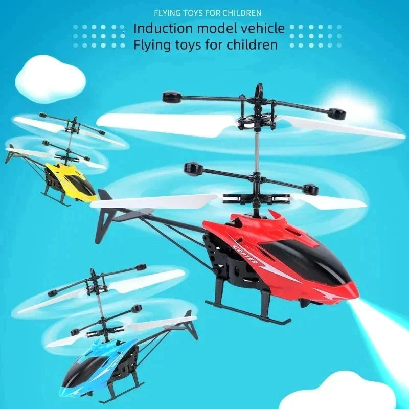 Rechargeable Mini RC Drone – Fall-Resistant Helicopter Toy for Kids