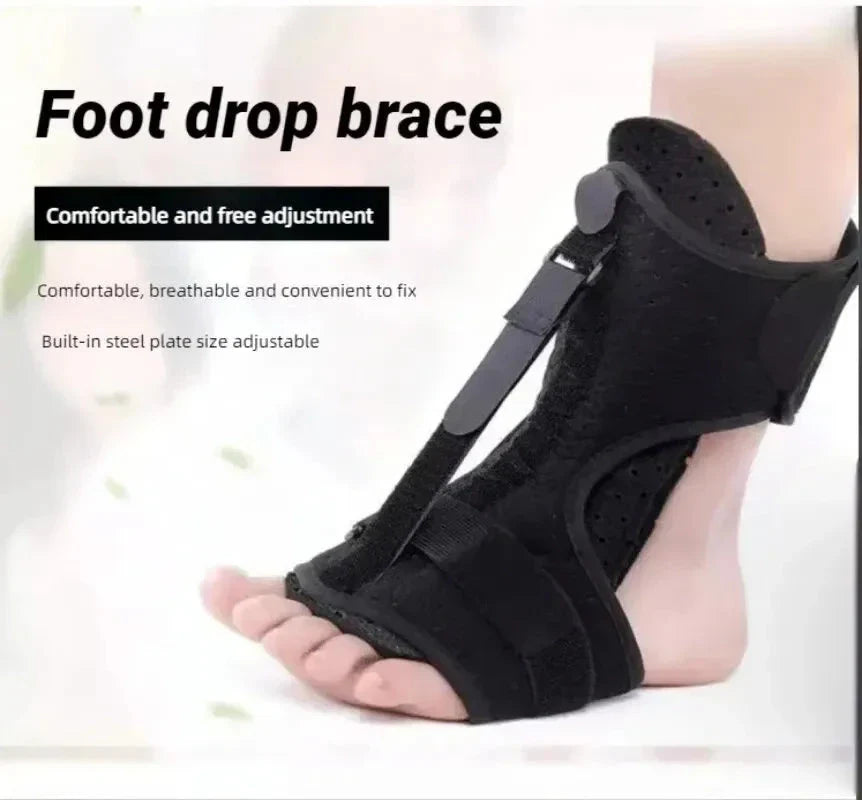 Adjustable Plantar Fasciitis Night Splint – Ankle & Foot Drop Brace for Heel Pain and Achilles Tendon Relief