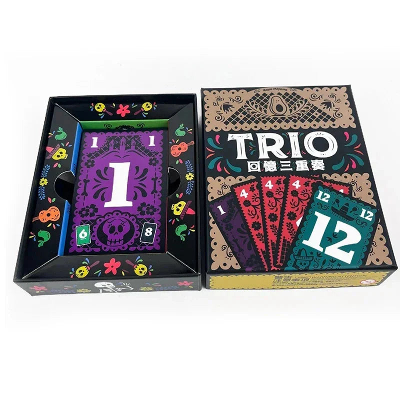 Trio Board Game – Strategic Card Matching Game for Family & Friends