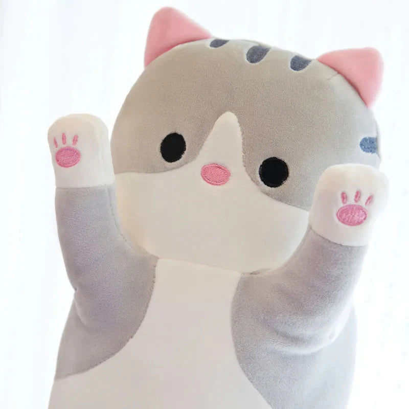 Long Cat Plush Toys - Soft Nap Pillow & Home Decor | 50-130cm Cute Gift for Kids & Girls