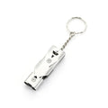 1Pcs Double Pipe Whistle Pendant Keychain High Decibel Portable Outdoor Survival Emergency Camping Tool Multifunction Whistle