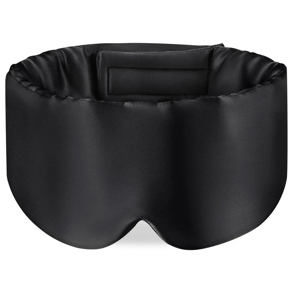 100% Mulberry Silk Sleeping Mask – Soft Eyepatch for Travel & Sleep