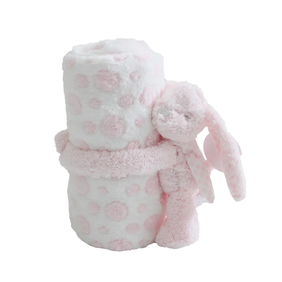 2 Piece Plush 75*100cm Baby Security Sleep Blanket 6 Style Stuffed Animal Set Pink Bunny Newborn Baby Gift