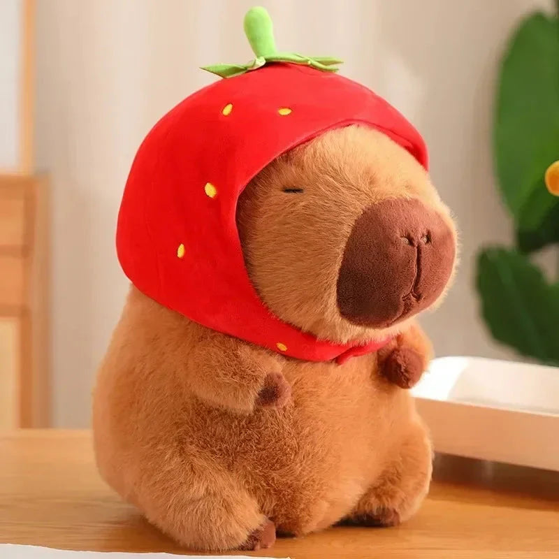 12-32cm Capybara Plush Simulation Capibara Anime Fluffty Toy Cute Doll Stuffed Animals Soft Doll Plush Children Christmas Gift