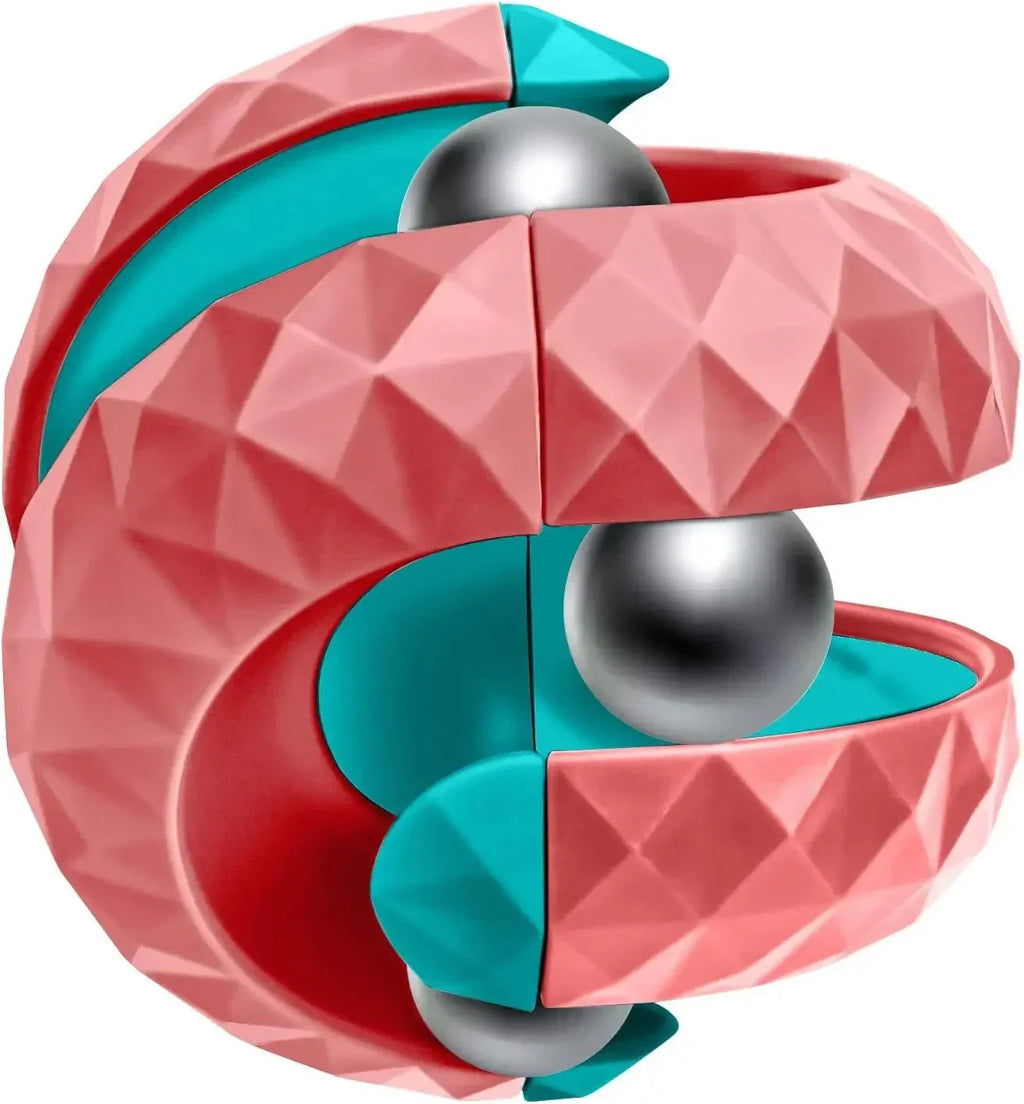 Decompression Orbit Ball Cube Fidget Toy – Anti-Stress Sensory Spinner Toy for Kids, Teens & Adults | Focus & Anxiety Relief Gift