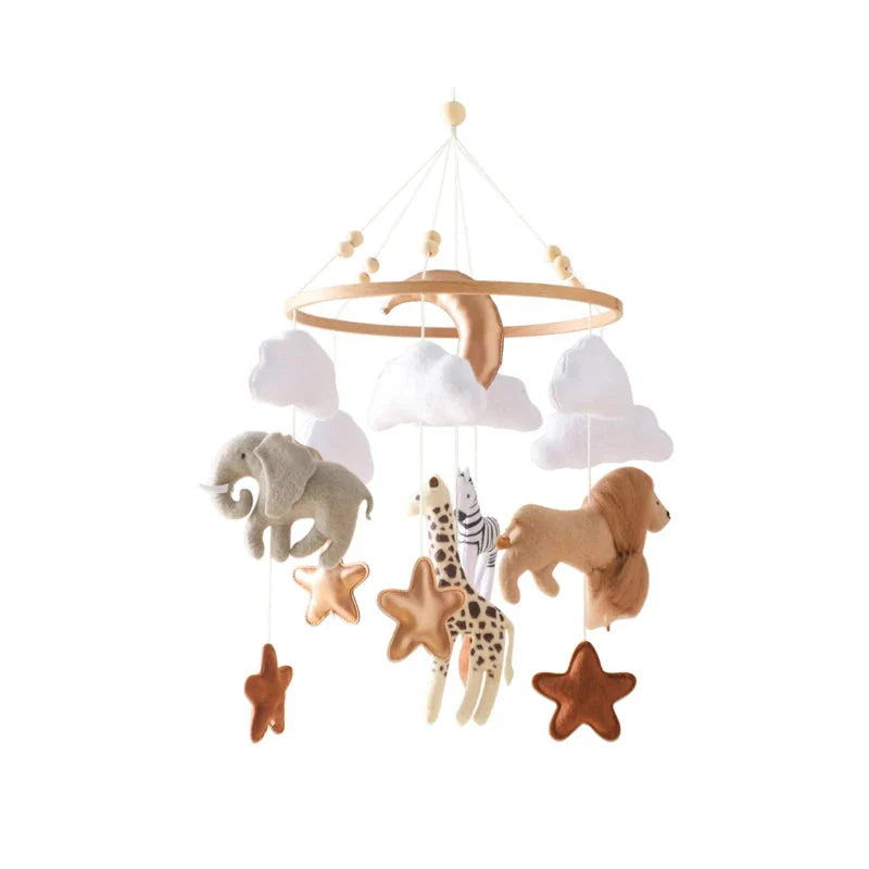 Baby Crib Mobile Rattle Toy Forest Animal Bed Bell